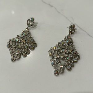 Statement evening wear earrings